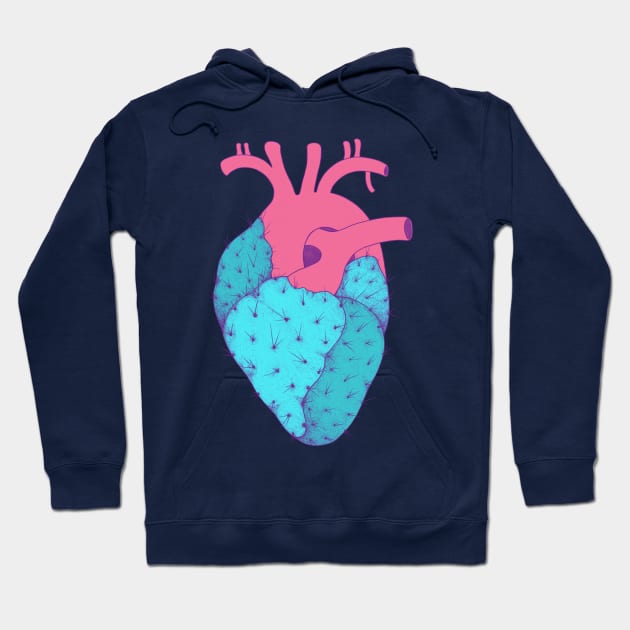 CACTUS HEART Hoodie by Ranggasme